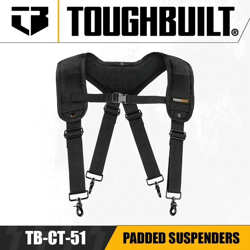 D Ring Strap - Tirantes acolchados TOUGHBUILT TB-CT-51, correa de