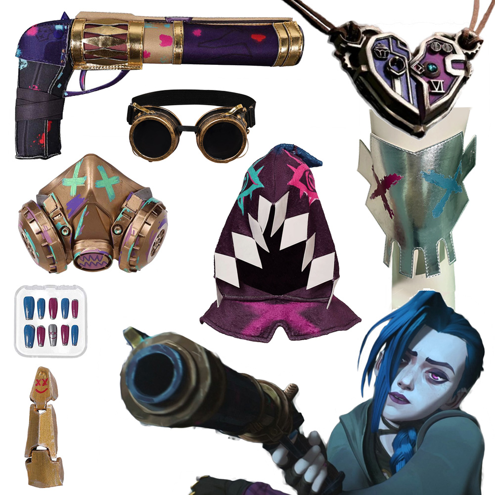 Cosplay Prop Pistol - Pistola de arma Arcane Jinx para