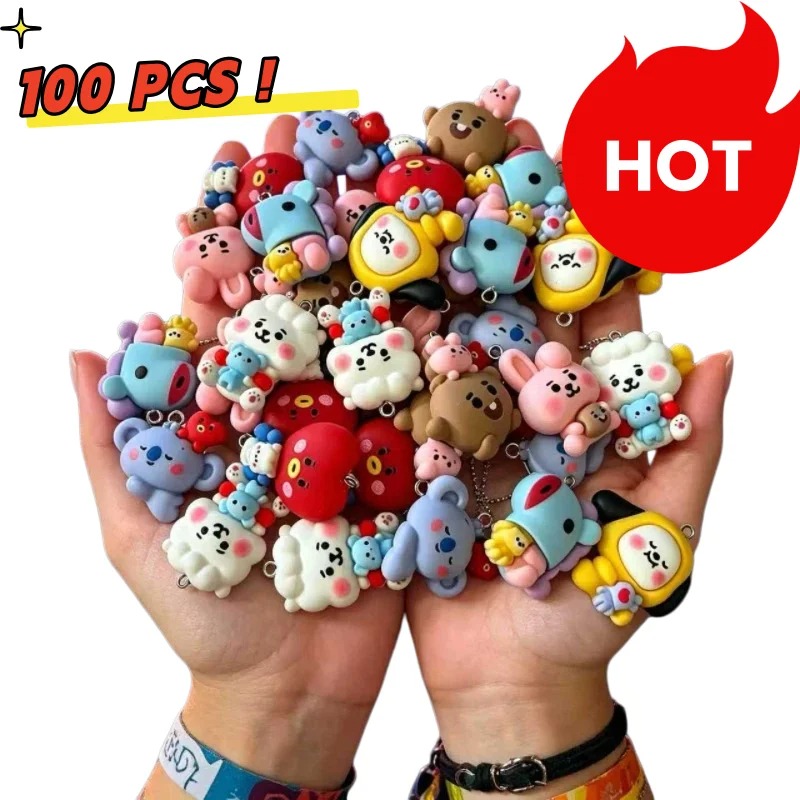 Cosplay Prop Diy - 7 piezas de dijes de resina
