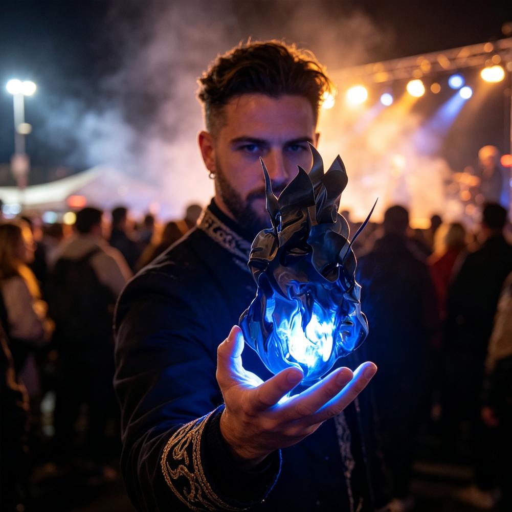 Cosplay Fireball Prop - Accesorios de Cosplay con Efecto de