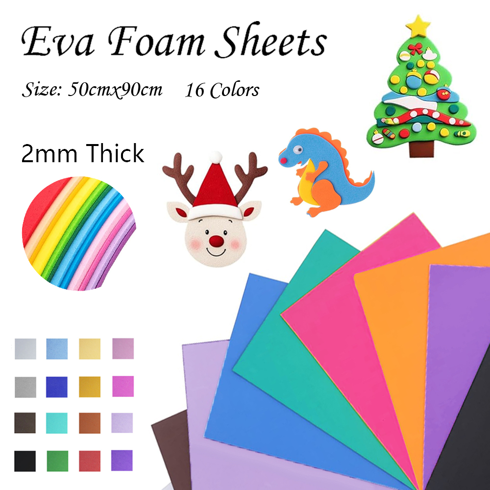 Cosplay Props Eva Foam - Hojas de espuma EVA coloridas de