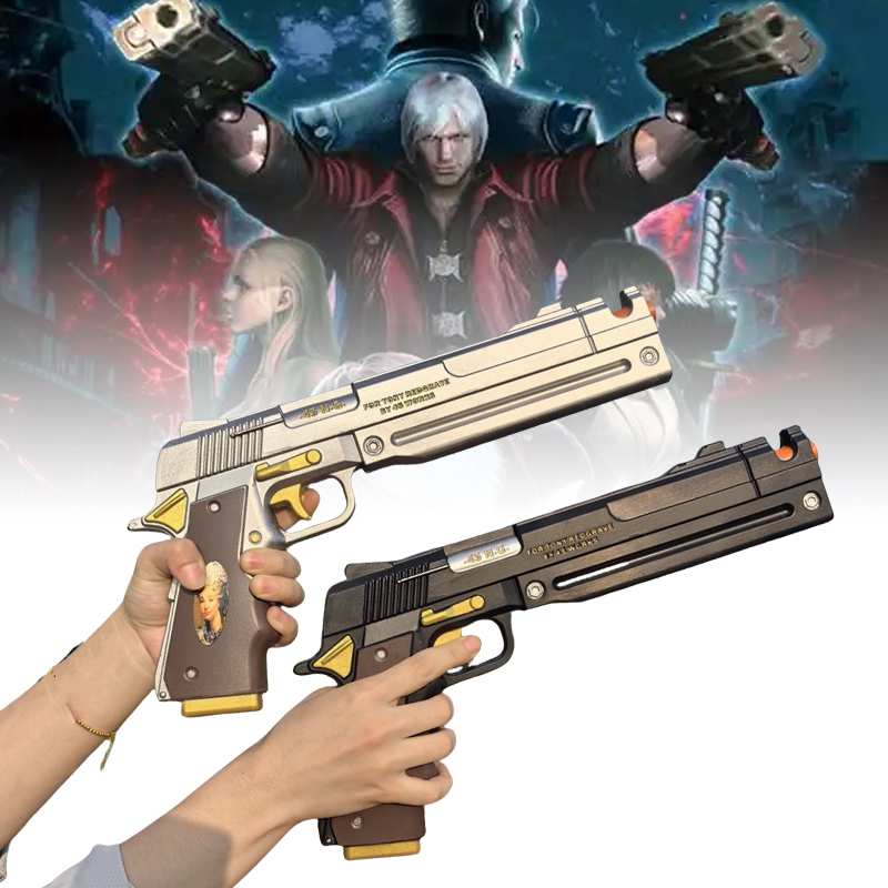 Cosplay Prop Pistol - Pistola de PU Dante, arma de