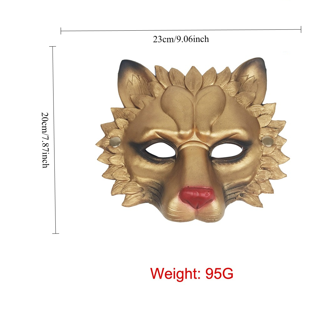 Máscara de León 3D de Espuma P - Cosplay Props Eva Foam reseña y precio