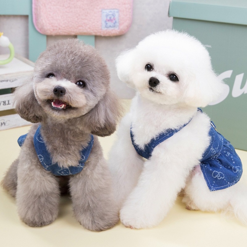 Vestido vaquero para perros, a - D Ring Strap reseña y precio