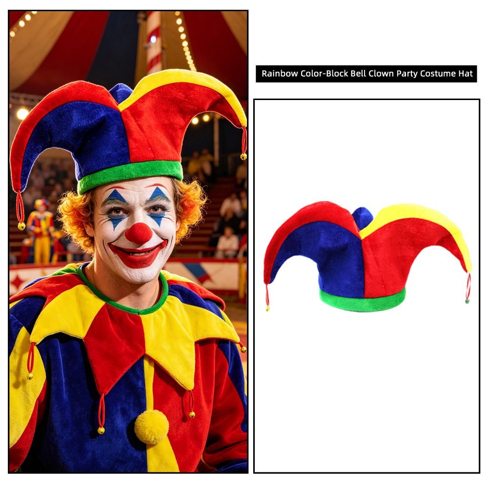 Gorro de Payaso Multicolor con - Cosplay Prop Designer reseña y precio