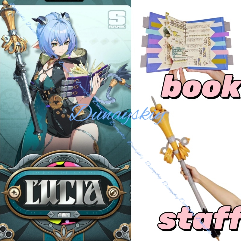 Juego Zenless Zone Zero Lucia, - Cosplay Prop Book reseña y precio