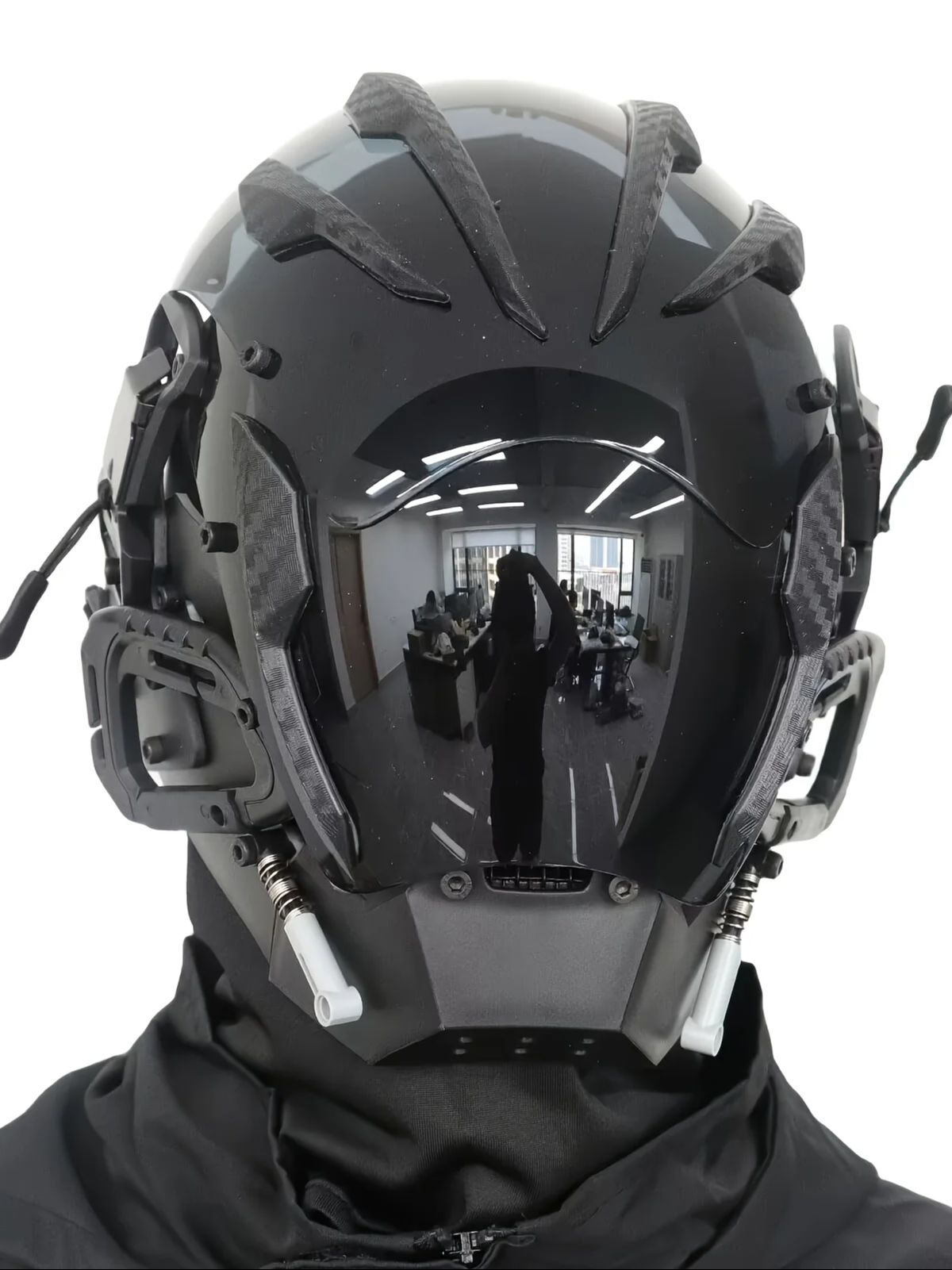 Máscara futurista cyberpunk, a - Cosplay Prop Designer reseña y precio