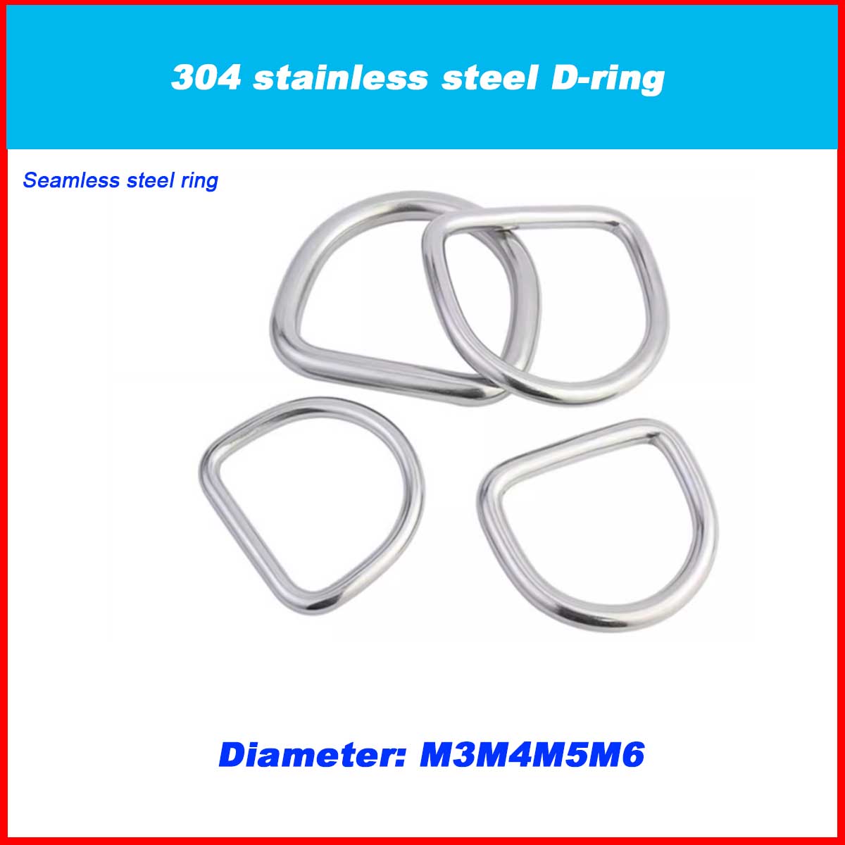 Anillo en D de acero inoxidabl - D Ring Strap reseña y precio
