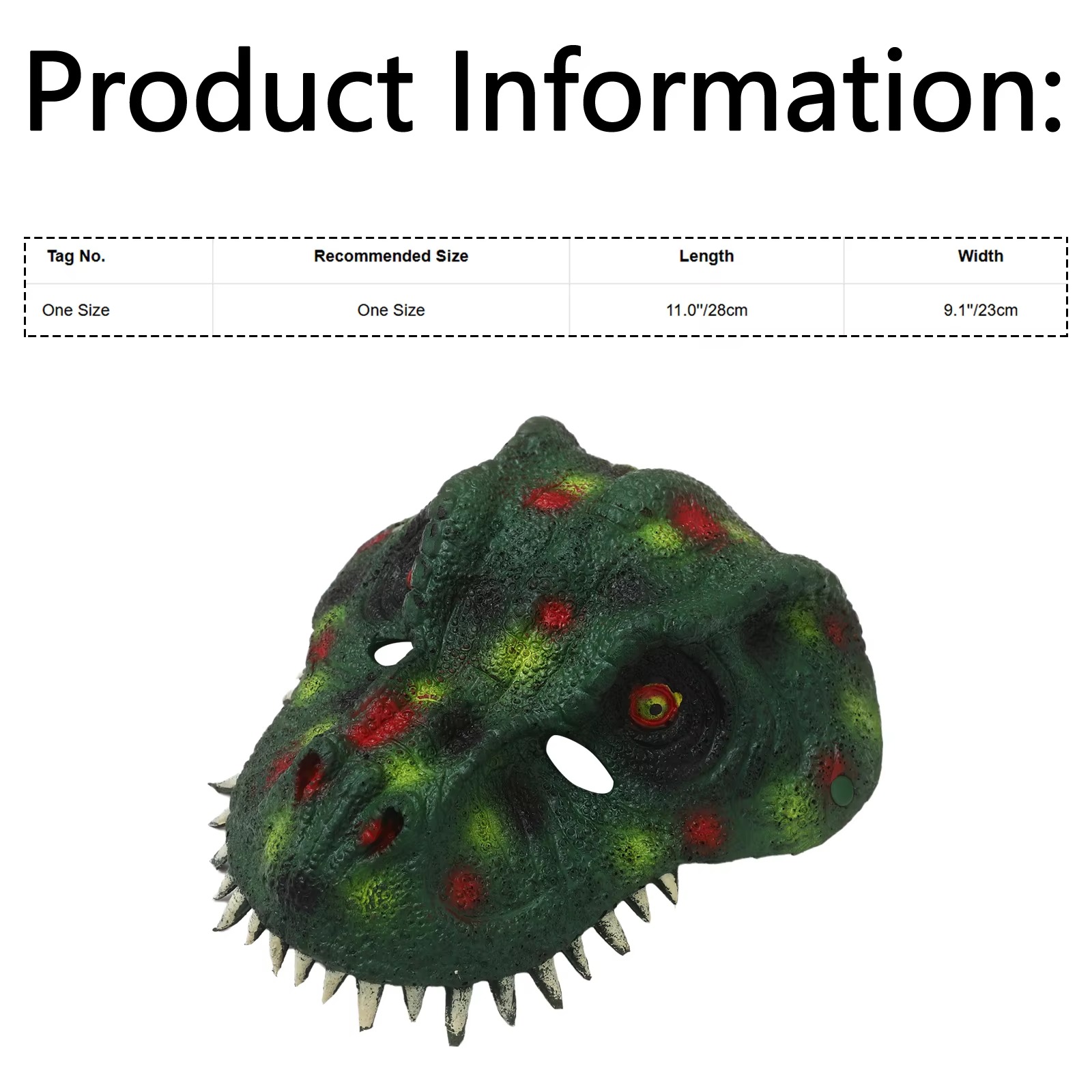 Máscara de Dinosaurio de Hallo - Cosplay Props Eva Foam reseña y precio