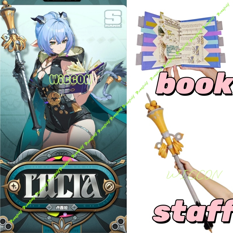 Zenless Zone Zero Lucia-acceso - Cosplay Prop Book reseña y precio