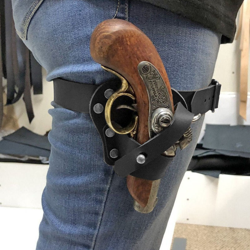 Mini pistola Derringer pierna  - Cosplay Prop Pistol reseña y precio